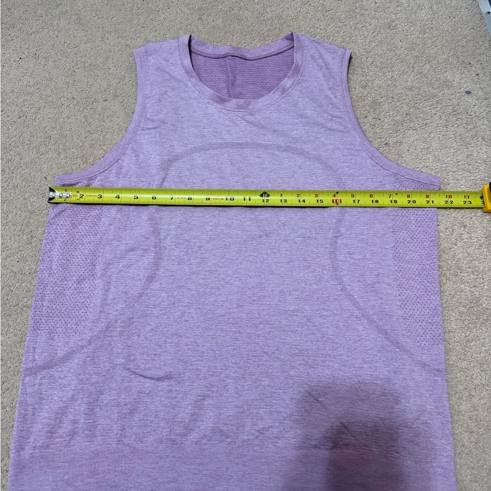 Lululemon swiftly breathe muscle tank top size 12 euc - Picture 4 of 5